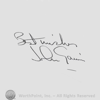 Signature: John Gavin.