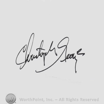 Signature: Christopher George.