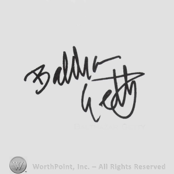 Signature: Balthazar Getty.
