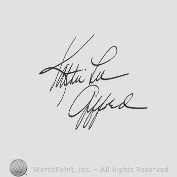 Signature: Kathie Lee Gifford.