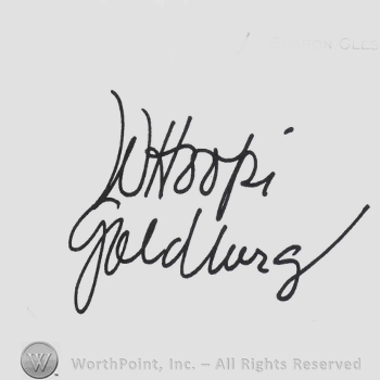 Signature: Whoopi Goldberg.
