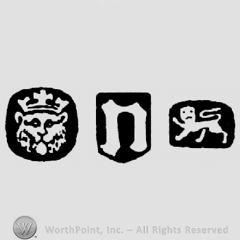 Leopard's Head Crowned and date-letter n and Lion Passant