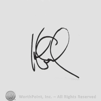 Signature: John Goodman.