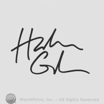 Signature: Heather Graham.