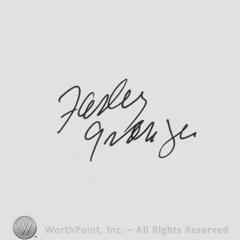 Signature: Farley Granger.