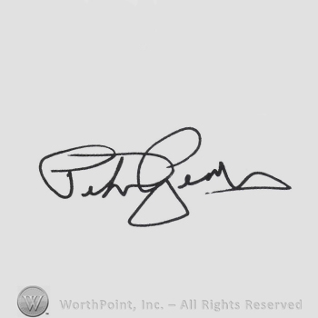 Signature: Peter Graves.