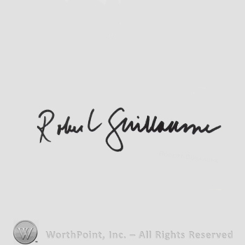 Signature: Robert Guillaume.
