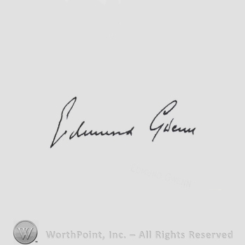Signature: Edmund Gwenn.