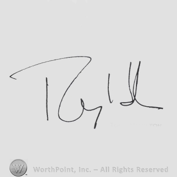 Signature: Tony Hamilton.