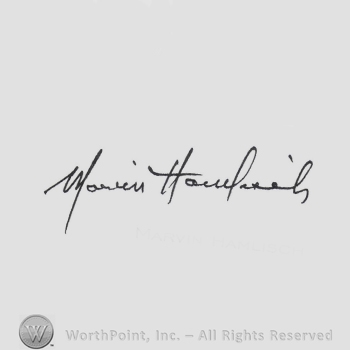 Signature: Marvin Hamlisch.
