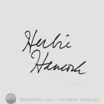 Signature: Herbie Hancock.