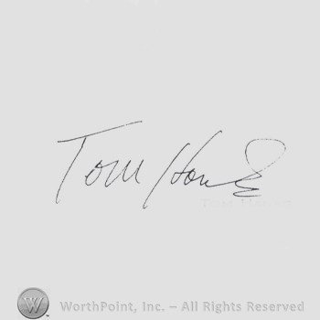 Signature: Tom Hanks.