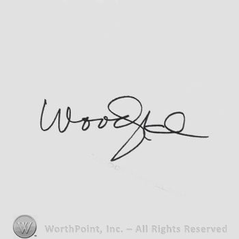 Signature: Woody Harrelson.