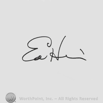 Signature: Ed Harris.