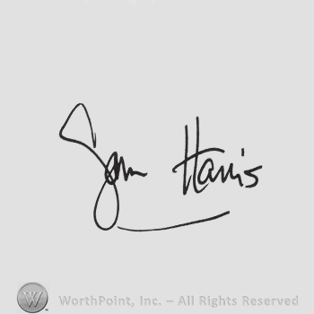 Signature: Sam Harris.