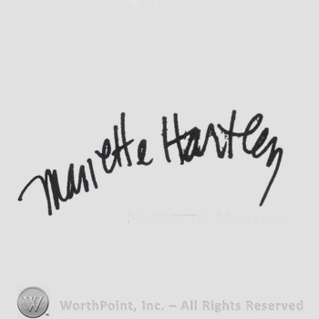 Signature: Mariette Hartley.