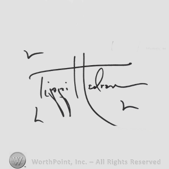 Signature: Tippi Hedren.