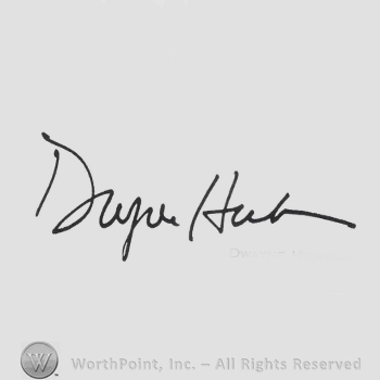 Signature: Dwayne Hickman.