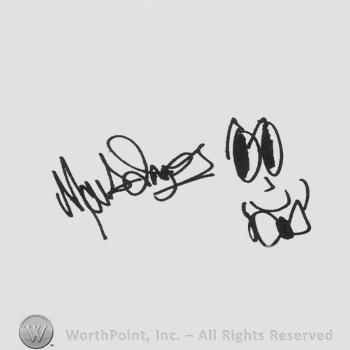 Signature: Marty Ingels.