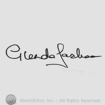 Signature: Glenda Jackson.