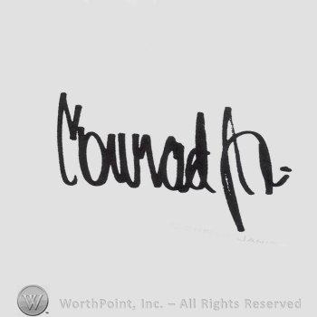 Signature: Conrad Janis.