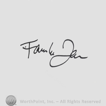 Signature: Famke Janssen.