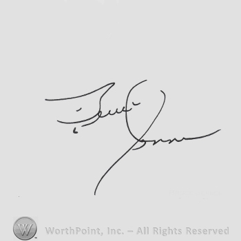 Signature: Bruce Jenner.