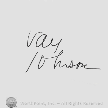 Signature: Van Johnson.