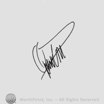 Signature: Quincy Jones.