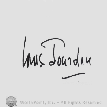 Signature: Louis Jordan.