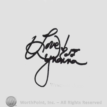 Signature: Wynonna Judd.