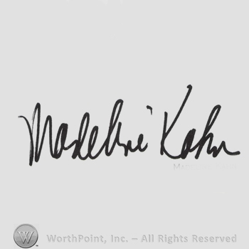 Signature: Madeline Kahn.