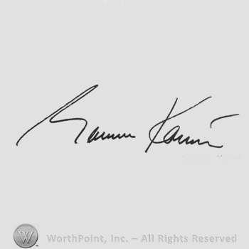 Signature: Garson Kanin.