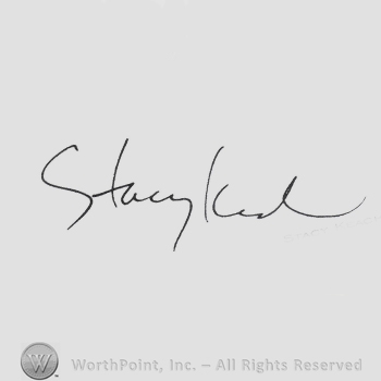 Signature: Stacy Keach.
