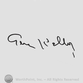 Signature: Gene Kelly.