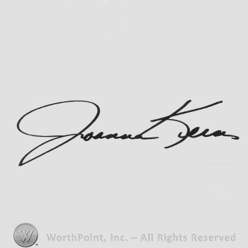 Signature: Joana Kerns.