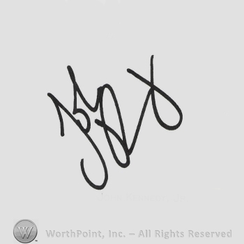 Signature: John Kennedy, Jr.
