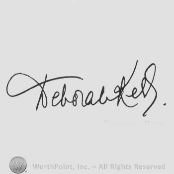 Signature: Deborah Kerr.
