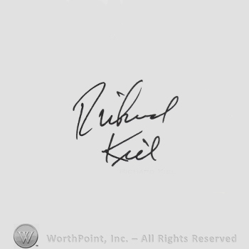 Signature: Richard Kiel.
