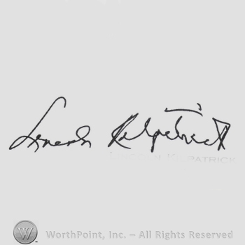 Signature: Lincoln Kilpatrick.