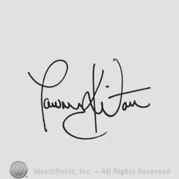 Signature: Tawney Kitaen.