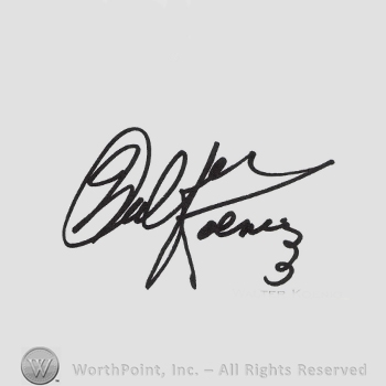 Signature: Walter Koenig.