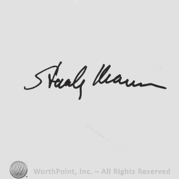 Signature: Stanley Kramer.