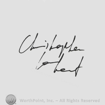 Signature: Christopher Lambert.