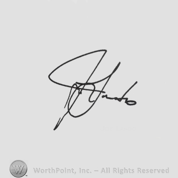 Signature: Joe Lando.