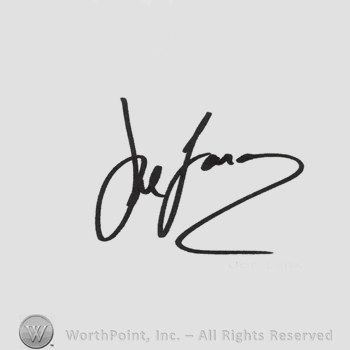 Signature: Joe Lara.