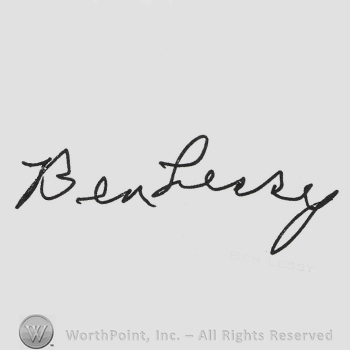 Signature: Ben Lessy.
