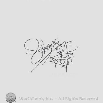 Signature: Liberace.