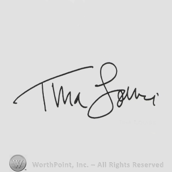 Signature: Tina Louise.