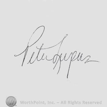 Signature: Peter Lupus.